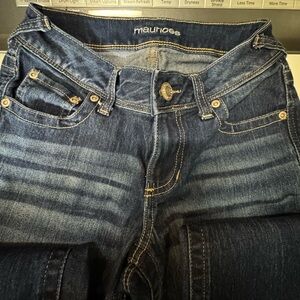 Maurices Dark Blue Flare Jeans